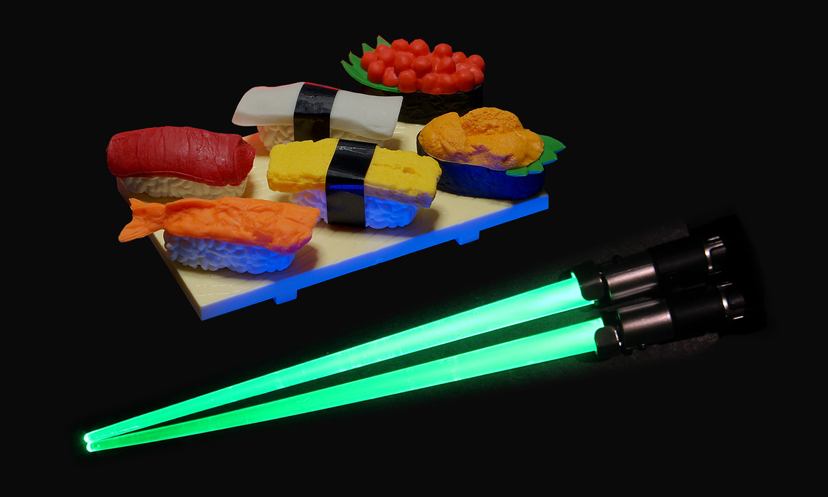 Star Wars Lightsaber Chopsticks Light Up
